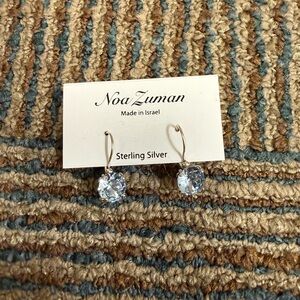Noa Zuman Sterling Silver Blue Quartz Earrings